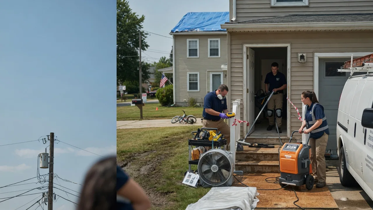 Water Damage Repair in Vandemere, NC near me